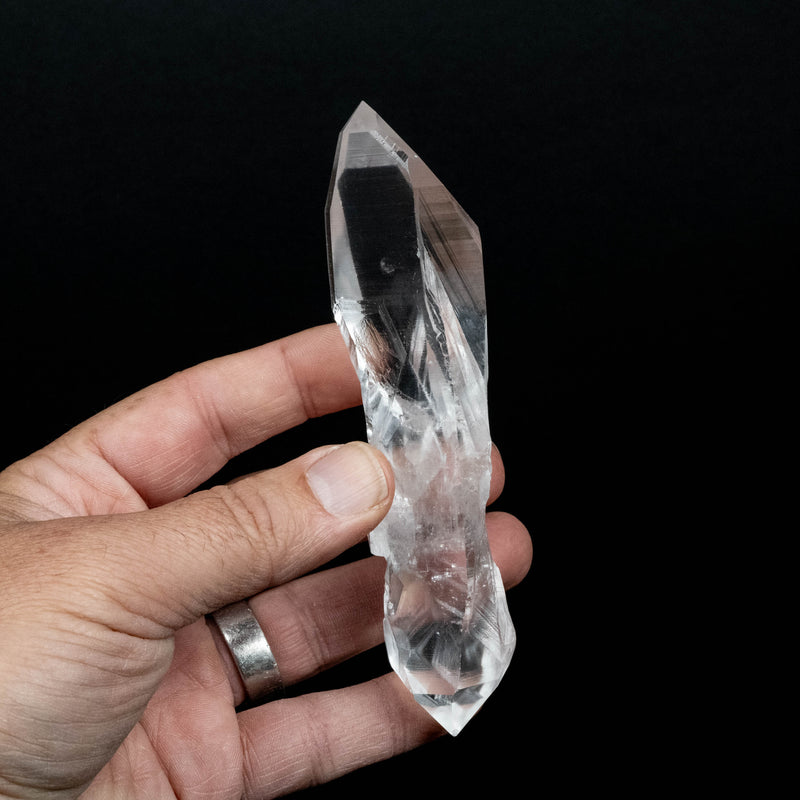 Lemurian Seed Quartz Crystal 154 g 133x33mm DT