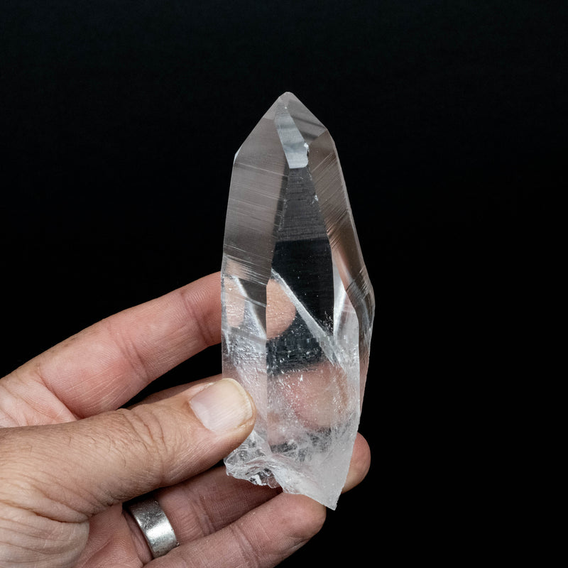 Lemurian Seed Quartz Crystal 208 g 116x42mm