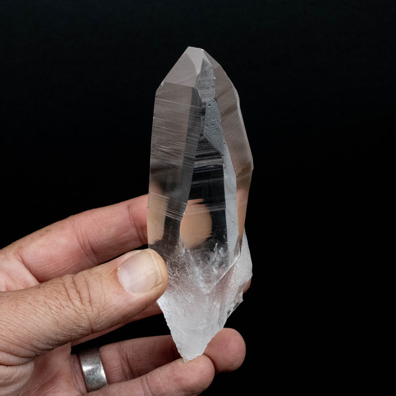 Lemurian Seed Quartz Crystal 208 g 116x42mm
