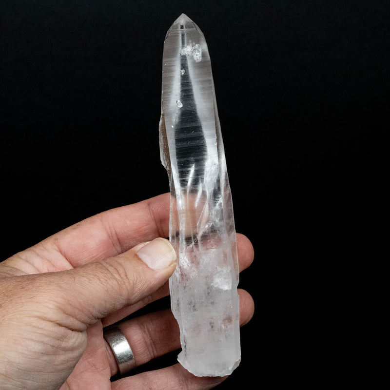 Lemurian Seed Quartz Crystal 130 g 155x27mm