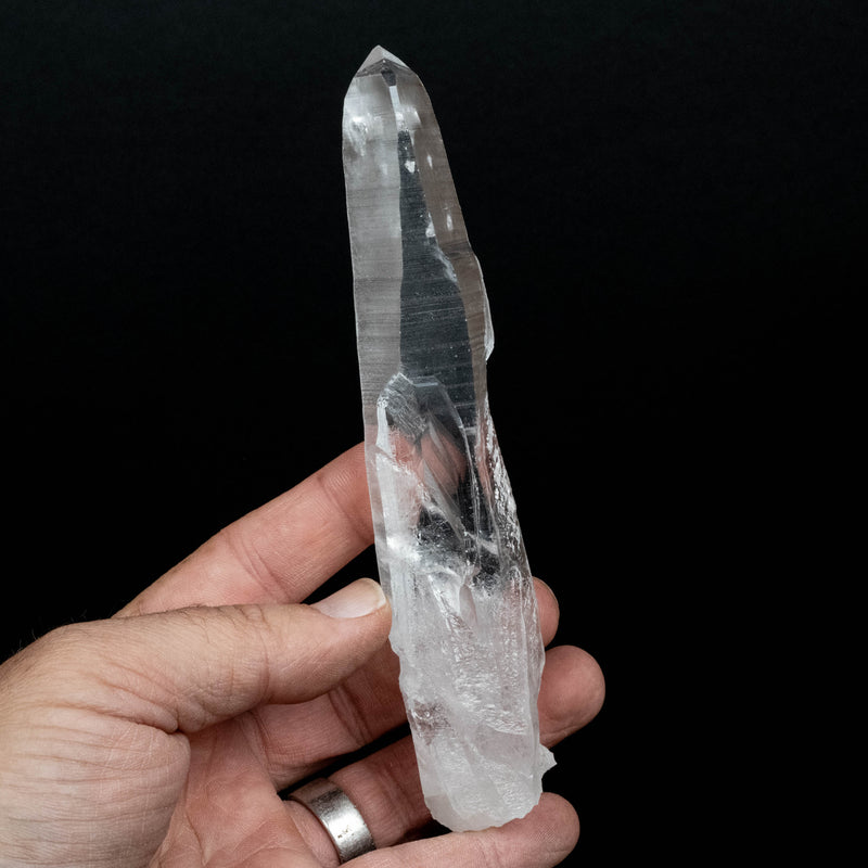 Lemurian Seed Quartz Crystal 130 g 155x27mm