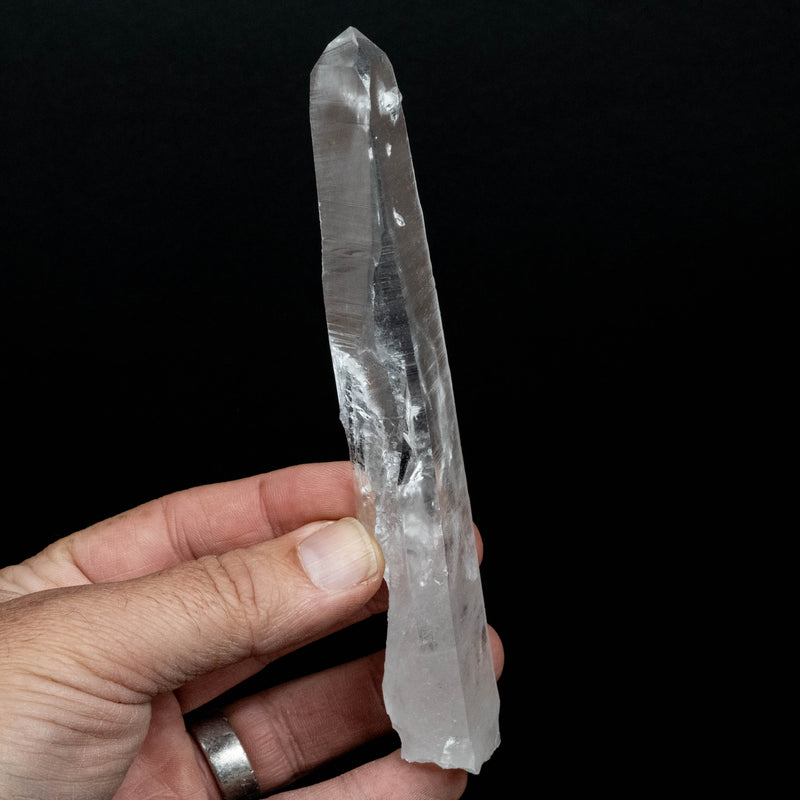Lemurian Seed Quartz Crystal 130 g 155x27mm
