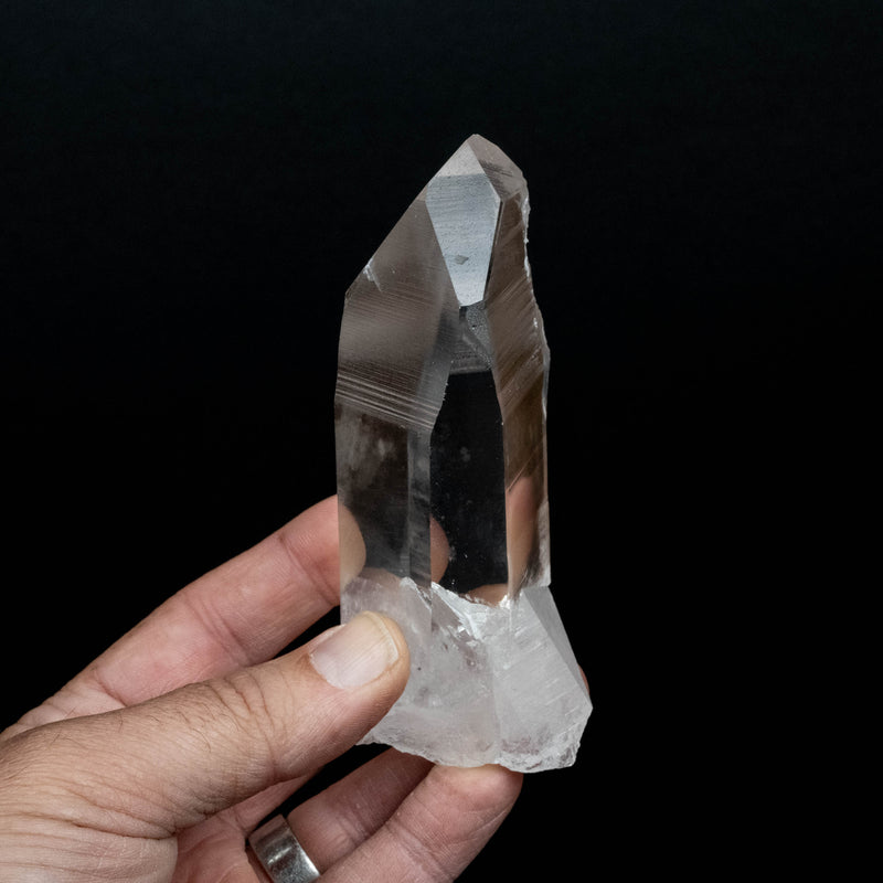 Lemurian Seed Quartz Crystal 260 g 115x45mm