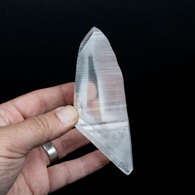 Lemurian Seed Quartz Crystal 214 g 127x47mm DT
