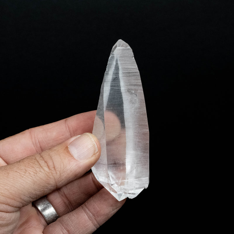 Lemurian Seed Quartz Crystal 76 g 91x32mm DT