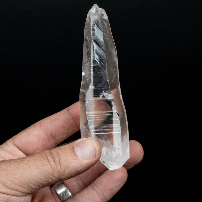Lemurian Seed Quartz Crystal 126 g 115x32mm DT