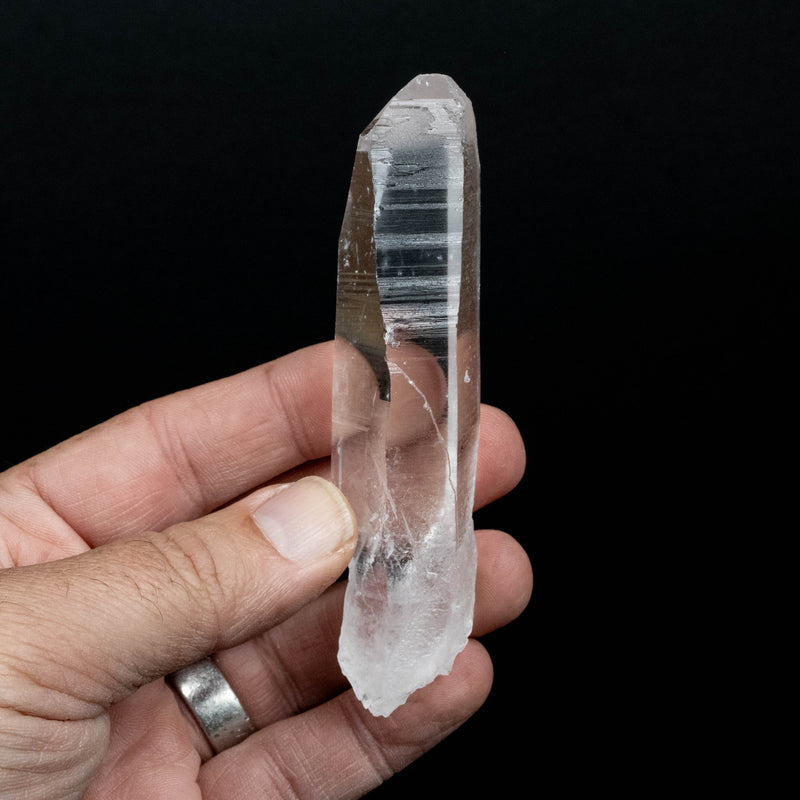 Lemurian Seed Quartz Crystal 86 g 107x26mm