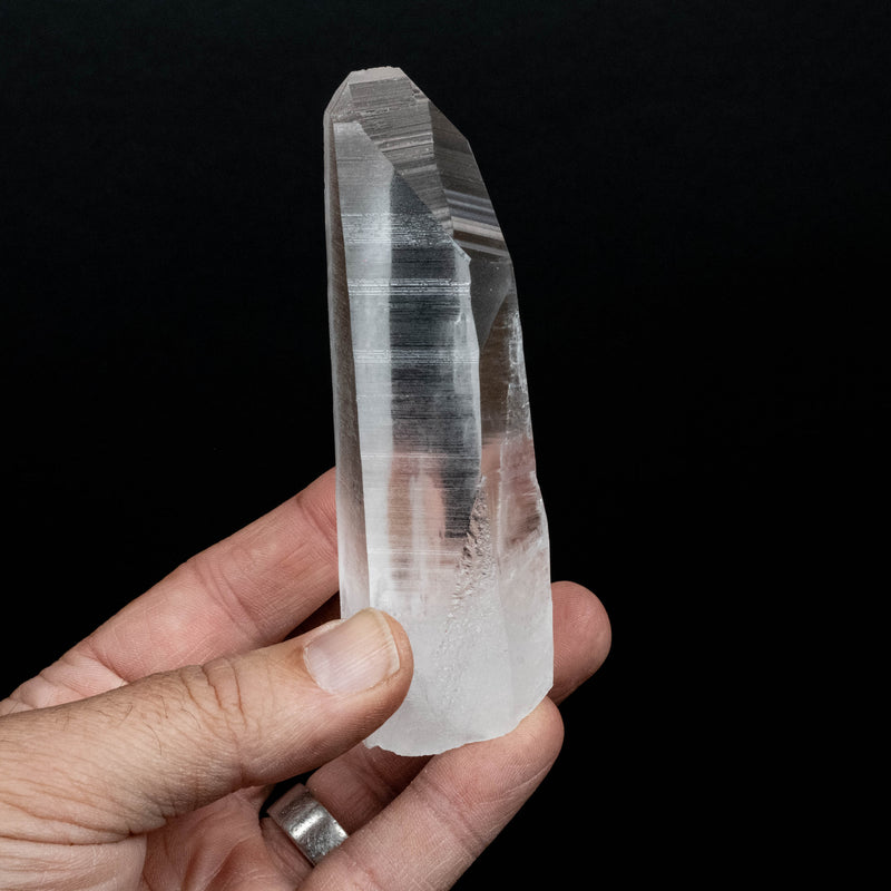 Lemurian Seed Quartz Crystal 186 g 113x38mm