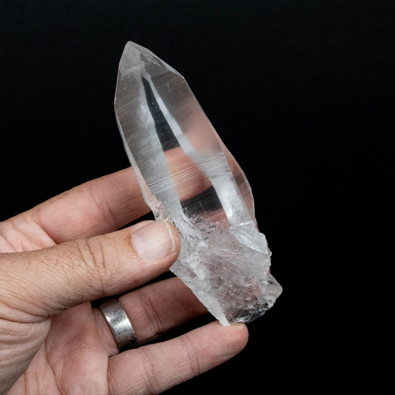 Lemurian Seed Quartz Crystal 144 g 118x37mm