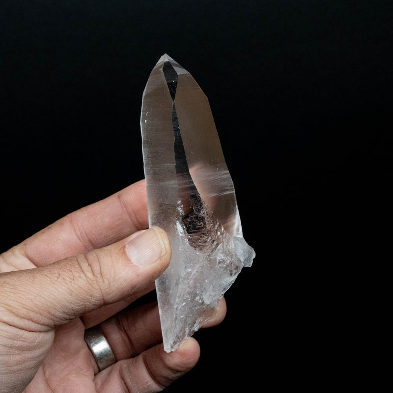 Lemurian Seed Quartz Crystal 144 g 118x37mm