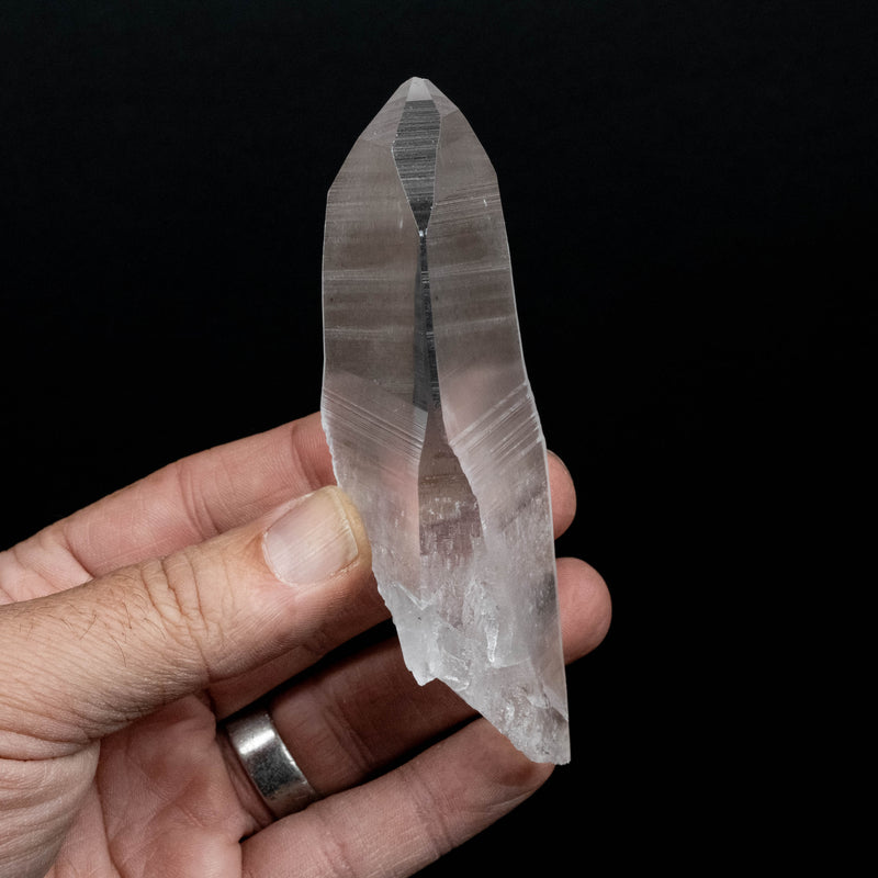 Lemurian Seed Quartz Crystal 144 g 118x37mm