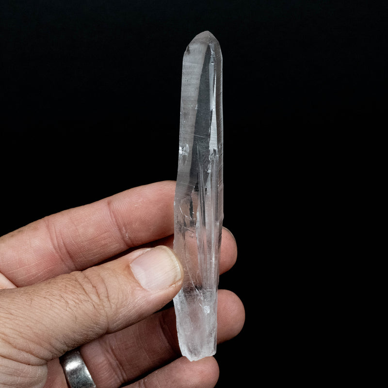 Lemurian Seed Quartz Crystal 38  g 109x20mm