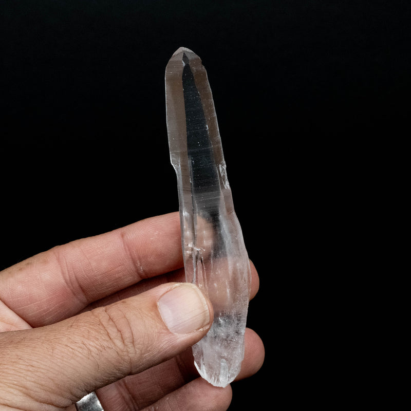 Lemurian Seed Quartz Crystal 38  g 109x20mm