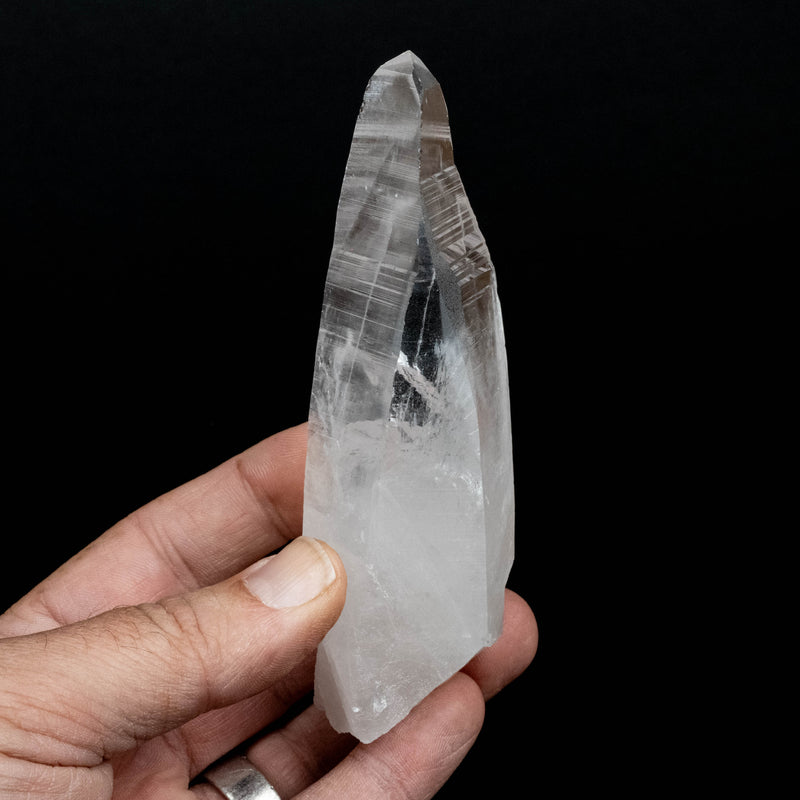 Lemurian Seed Quartz Crystal 188 g 123x36mm