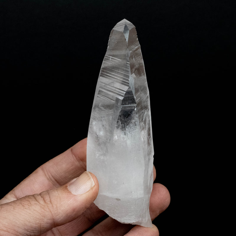 Lemurian Seed Quartz Crystal 188 g 123x36mm