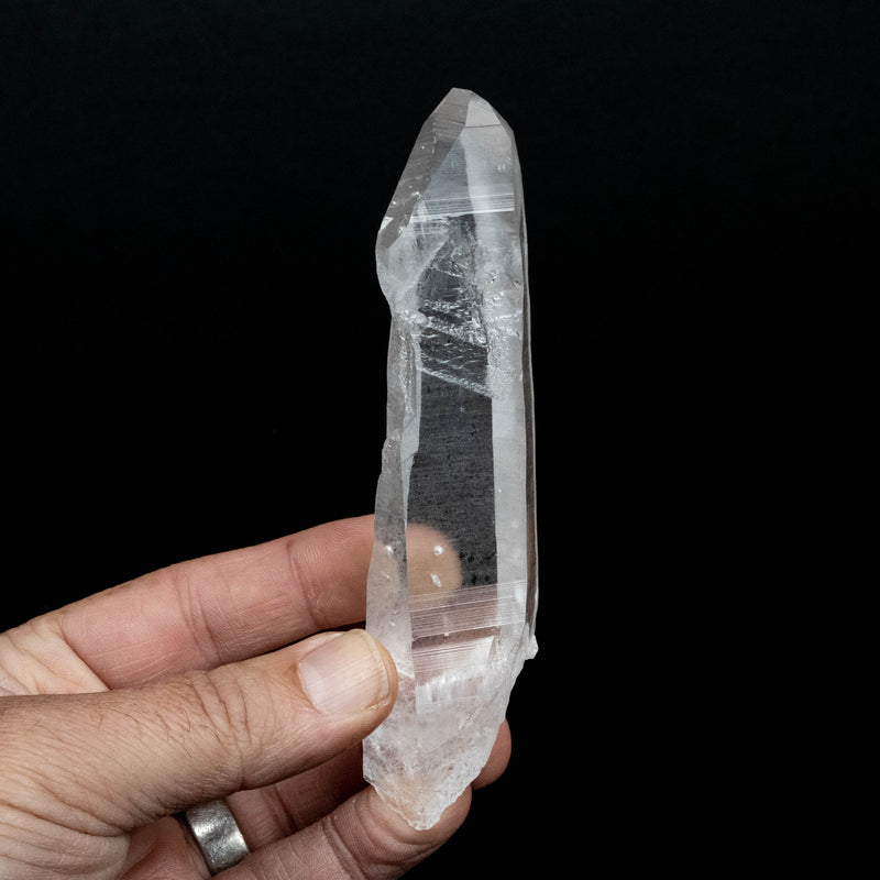 Lemurian Seed Quartz Crystal 124 g 130x34mm