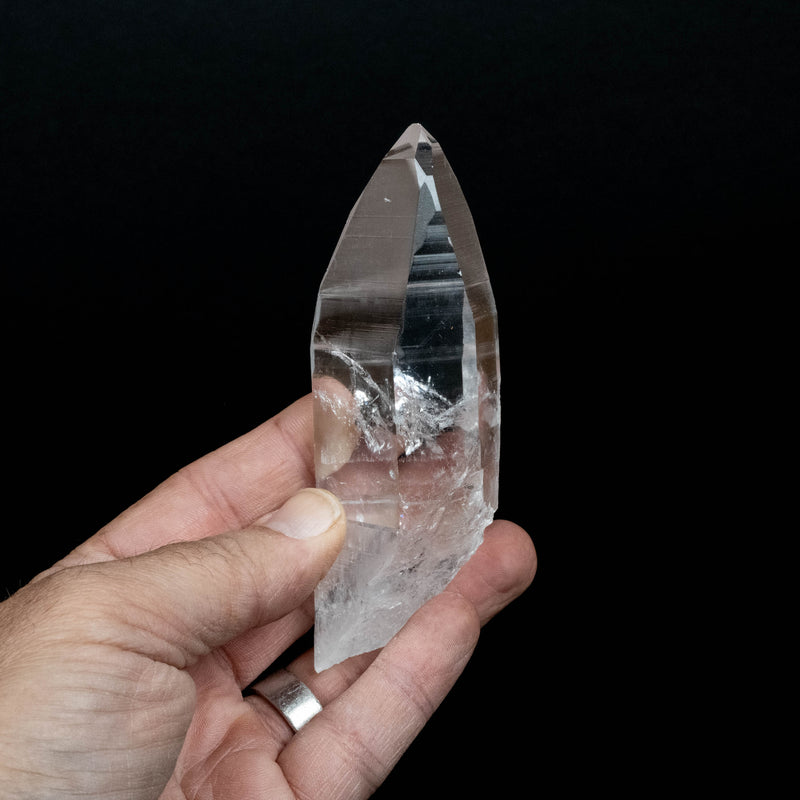 Lemurian Seed Quartz Crystal 164 g 116x38mm