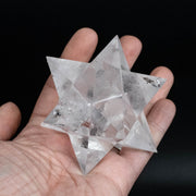 Lemurian Seed Crystal Merkaba Carving 360 g96mm - InnerVision Crystals