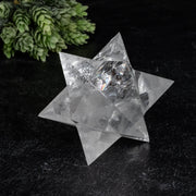 Lemurian Seed Crystal Merkaba Carving 360 g96mm - InnerVision Crystals