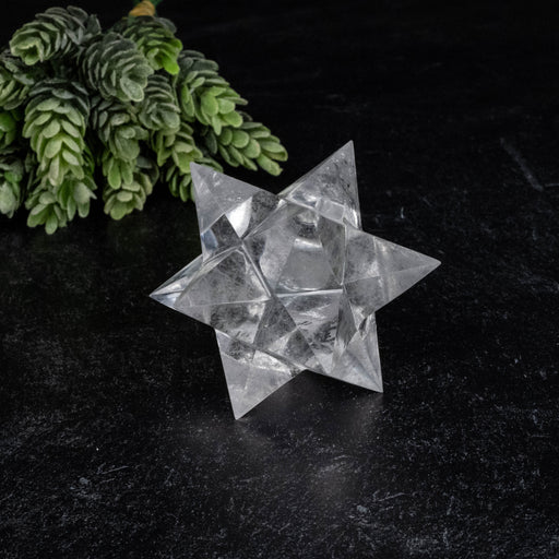 Lemurian Seed Crystal Merkaba Carving 194 g 77mm - InnerVision Crystals