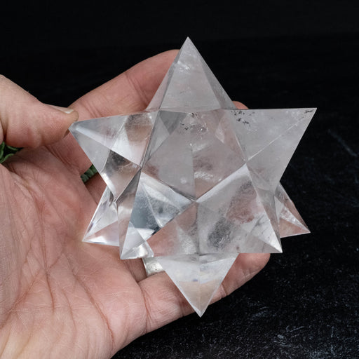 Lemurian Seed Crystal Merkaba Carving 548 g 110mm - InnerVision Crystals