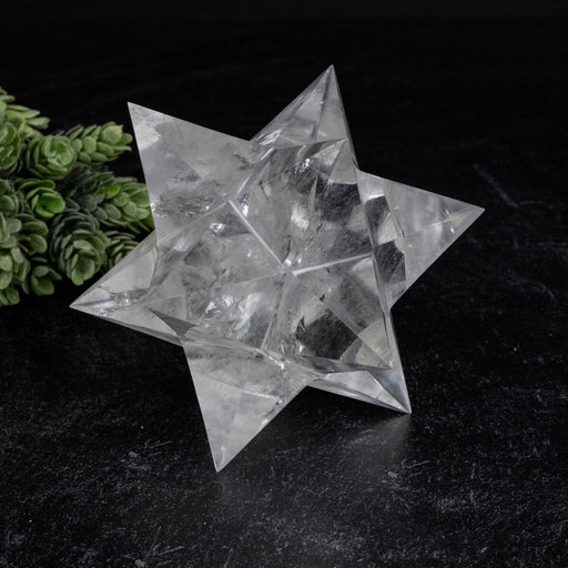 Lemurian Seed Crystal Merkaba Carving 564 g 114mm - InnerVision Crystals