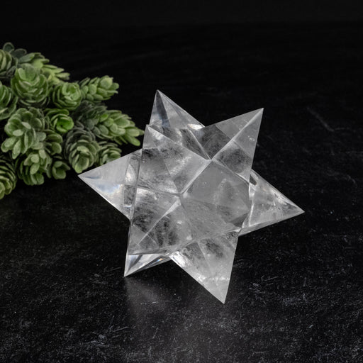Lemurian Seed Crystal Merkaba Carving 330 g 93mm - InnerVision Crystals