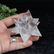 Lemurian Seed Crystal Merkaba Carving 262 g 85mm - InnerVision Crystals