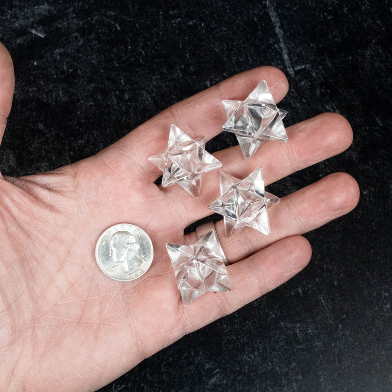 Merkaba Quartz Carving | Lemurian or Rose Quartz