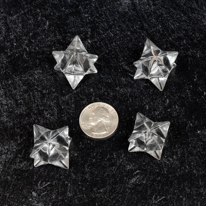 Merkaba Quartz Carving | Lemurian or Rose Quartz