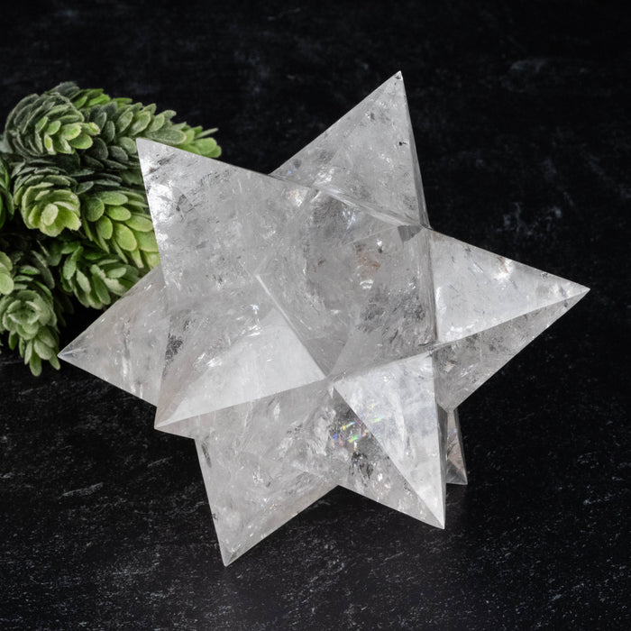 Lemurian Seed Crystal Merkaba Carving 968 g 132mm