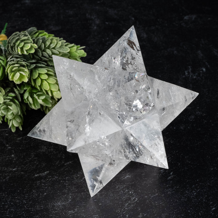 Lemurian Seed Crystal Merkaba Carving 792 g 126mm