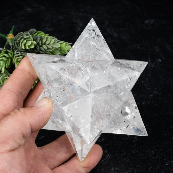 Lemurian Seed Crystal Merkaba Carving 792 g 126mm