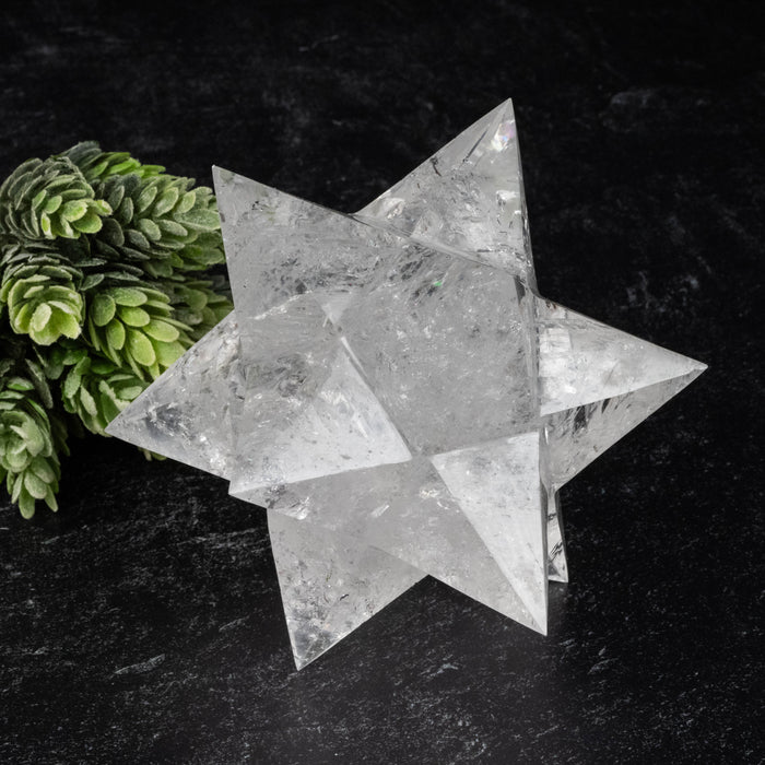 Lemurian Seed Crystal Merkaba Carving 792 g 126mm