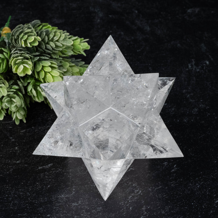Lemurian Seed Crystal Merkaba Carving 668 g 114mm