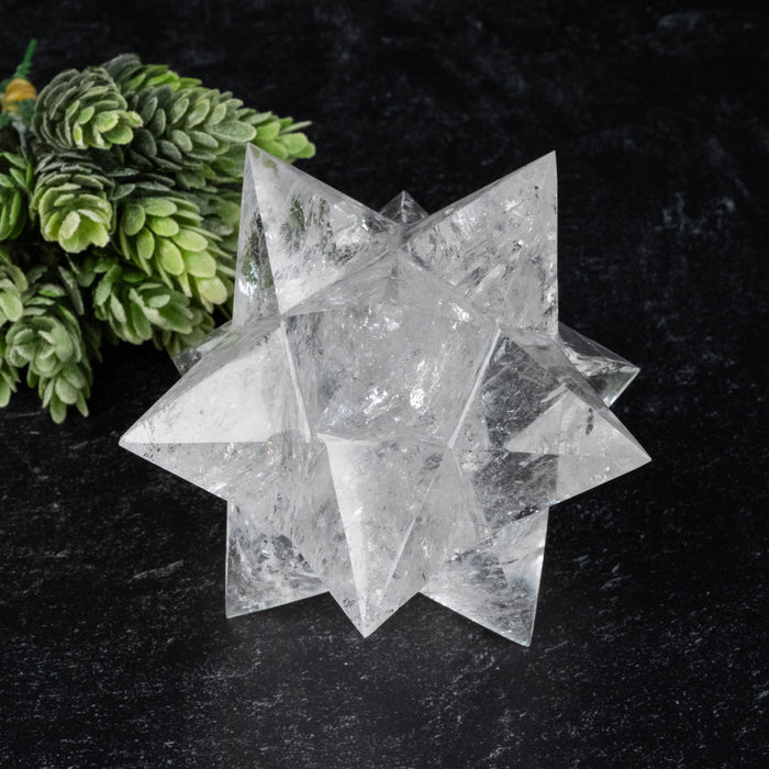 Lemurian Seed Crystal Merkaba Carving 668 g 114mm