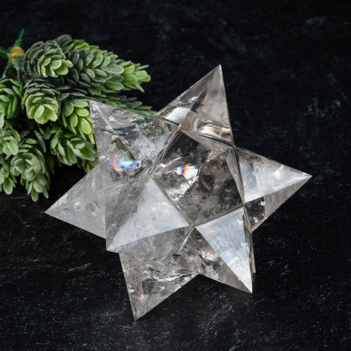 Lemurian Seed Crystal Merkaba Carving 680 g 116mm