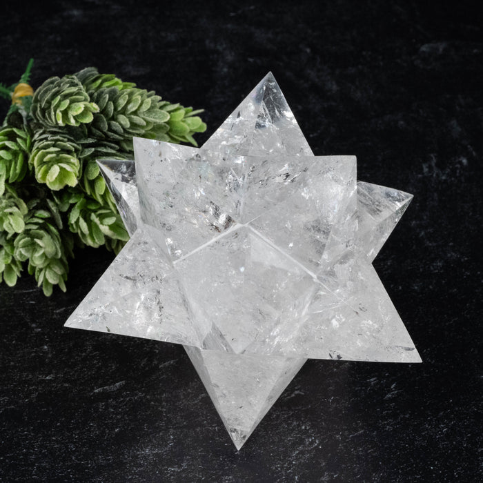Lemurian Seed Crystal Merkaba Carving 810 g 129mm