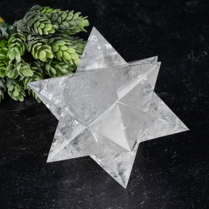 Lemurian Seed Crystal Merkaba Carving 708 g 118mm