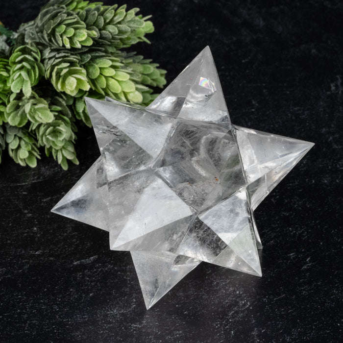 Lemurian Seed Crystal Merkaba Carving 546 g 109mm