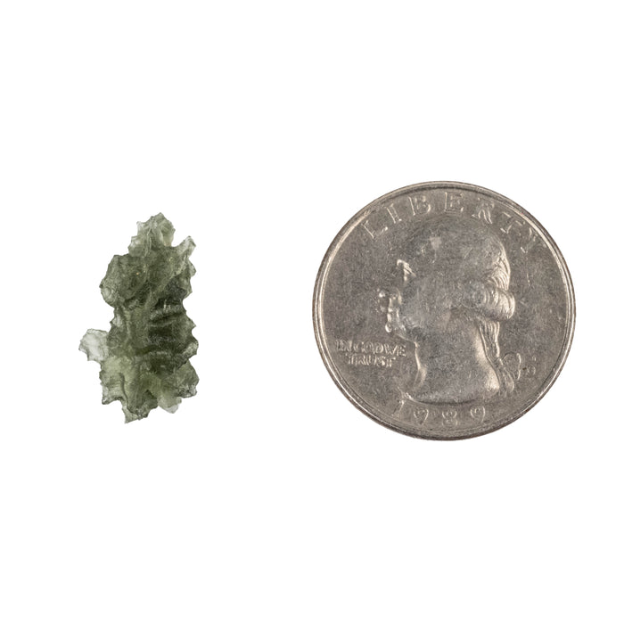 Moldavite Besednice Jezkovna AA 0.99 g 19x9x8mm