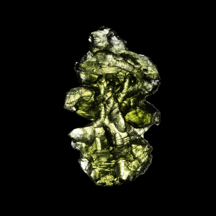 Moldavite Besednice Jezkovna AA 2.43 g 26x15x10mm