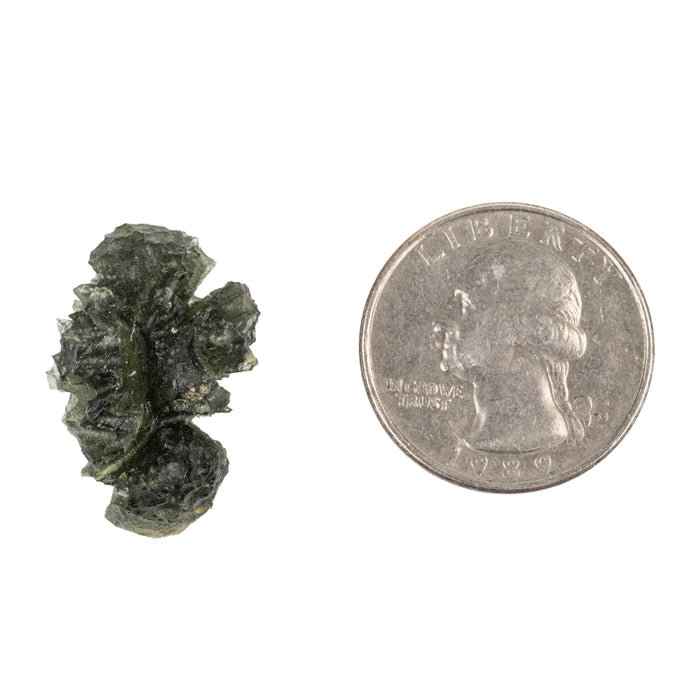 Moldavite Besednice Jezkovna AA 4.05 g 25x18x12mm