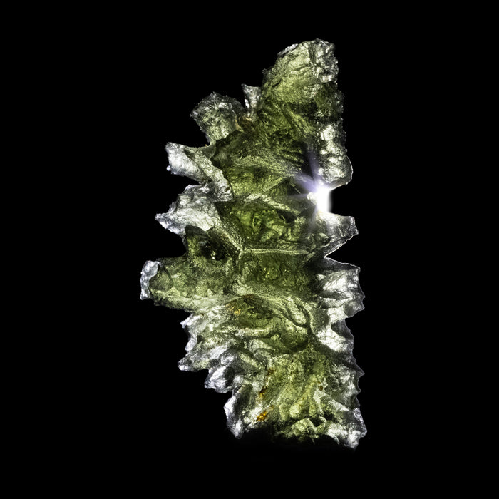 Moldavite Besednice Jezkovna AA 3.75 g 29x14x12mm