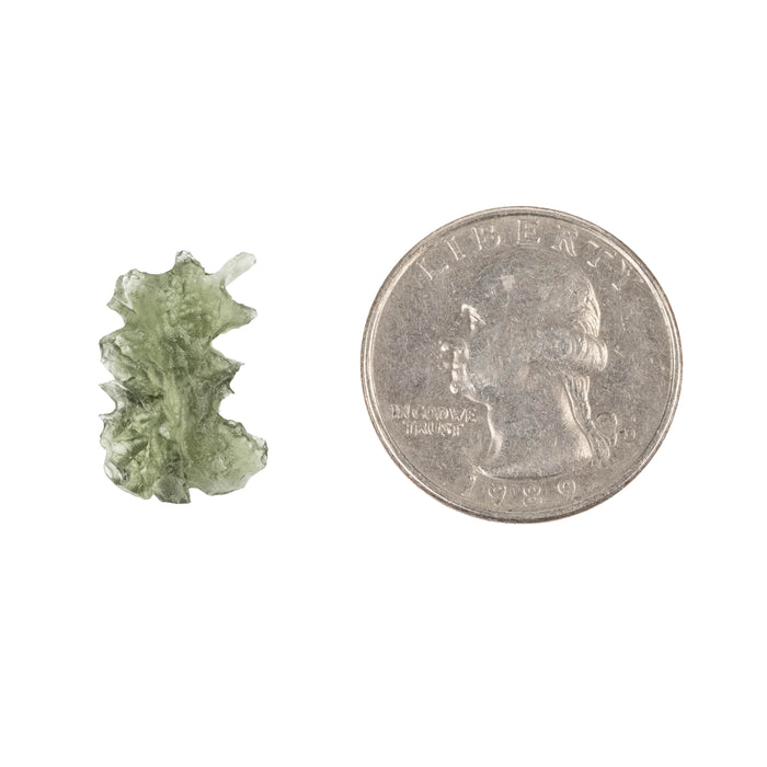 Moldavite Besednice Jezkovna AA 0.93 g 18x12x6mm