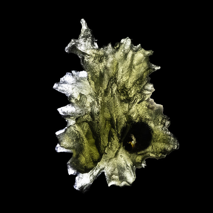 Moldavite Besednice Jezkovna AA 4.48 g 28x21x14mm