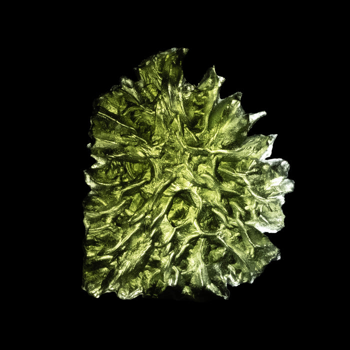 Moldavite Besednice Jezkovna 9.13 g 37x30x8mm AA+