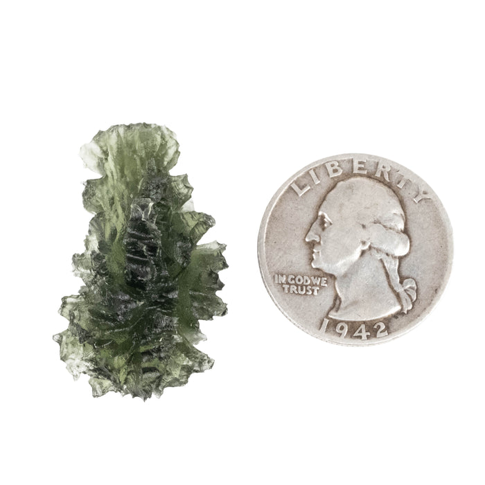 Moldavite Besednice Jezkovna 6.53 g 35x20x15mm AA+