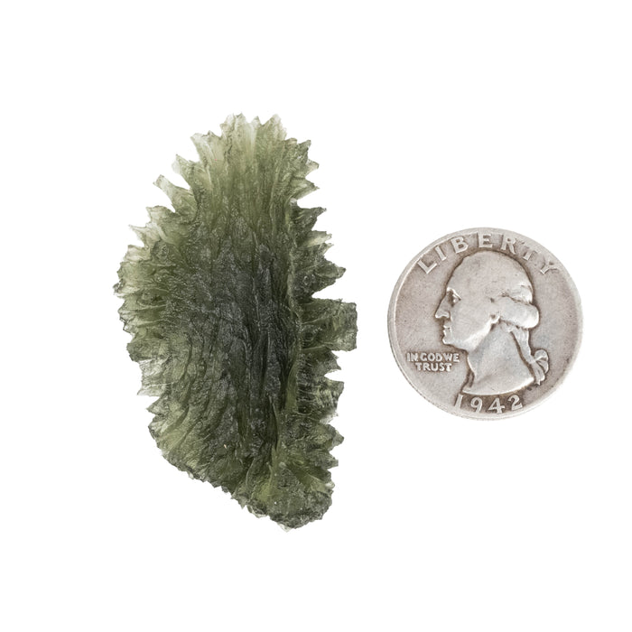 Moldavite Besednice Jezkovna 9.20 g 52x29x8mm Angel Chime AA