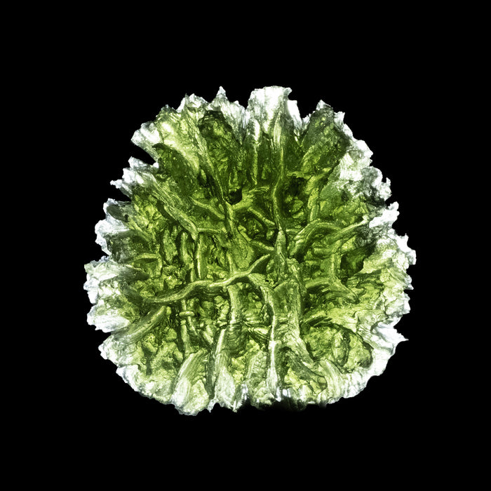 Moldavite Besednice Jezkovna 18.15 g 35x34x18mm AA